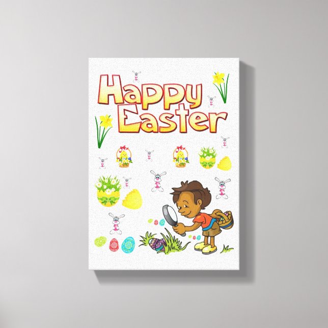 Gedruckter Canvas-Ostertag Leinwanddruck (Vorderseite)