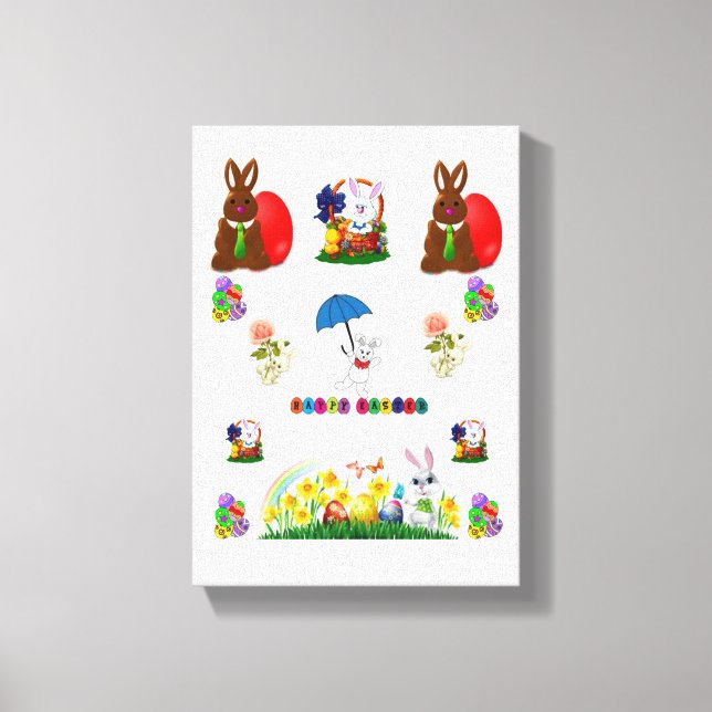 Gedruckter Canvas-Ostertag Leinwanddruck (Vorderseite)