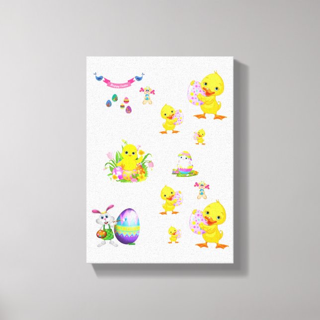 Gedruckter Canvas-Ostertag Leinwanddruck (Vorderseite)