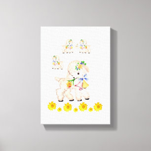 Gedruckter Canvas-Ostertag Leinwanddruck