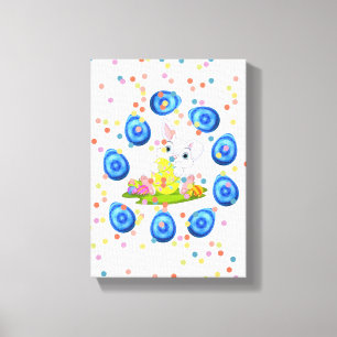 Gedruckter Canvas-Ostertag Leinwanddruck