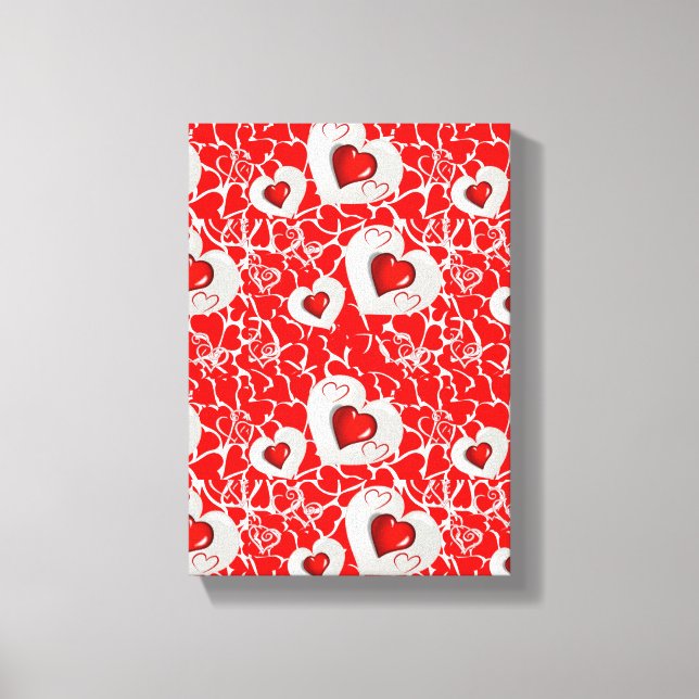 Gedruckter Canvas Valentinstag Leinwanddruck (Vorderseite)