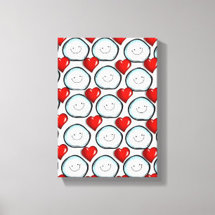 Gedruckter Canvas Valentinstag Leinwanddruck