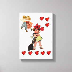 Gedruckter Canvas Valentinstag Leinwanddruck