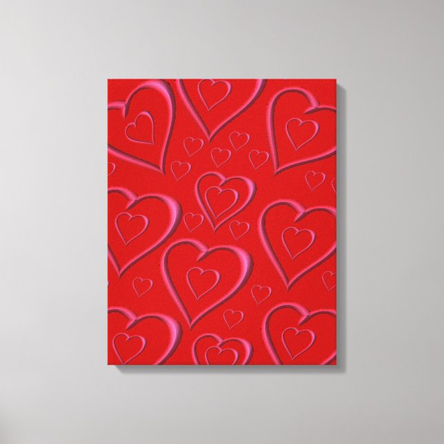 Gedruckter Canvas Valentinstag Leinwanddruck (Vorderseite)