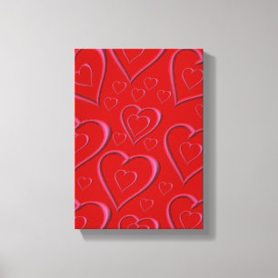 Gedruckter Canvas Valentinstag Leinwanddruck