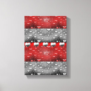 Gedruckter Canvas Valentinstag Leinwanddruck