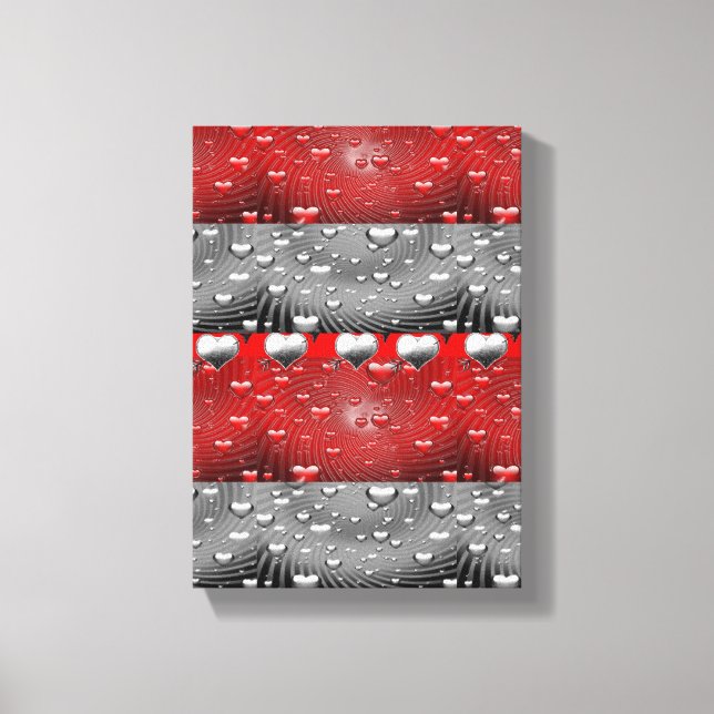 Gedruckter Canvas Valentinstag Leinwanddruck (Vorderseite)