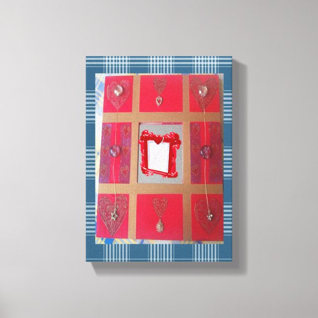 Gedruckter Canvas Valentinstag Leinwanddruck (Vorderseite)