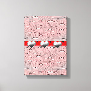 Gedruckter Canvas Valentinstag Leinwanddruck