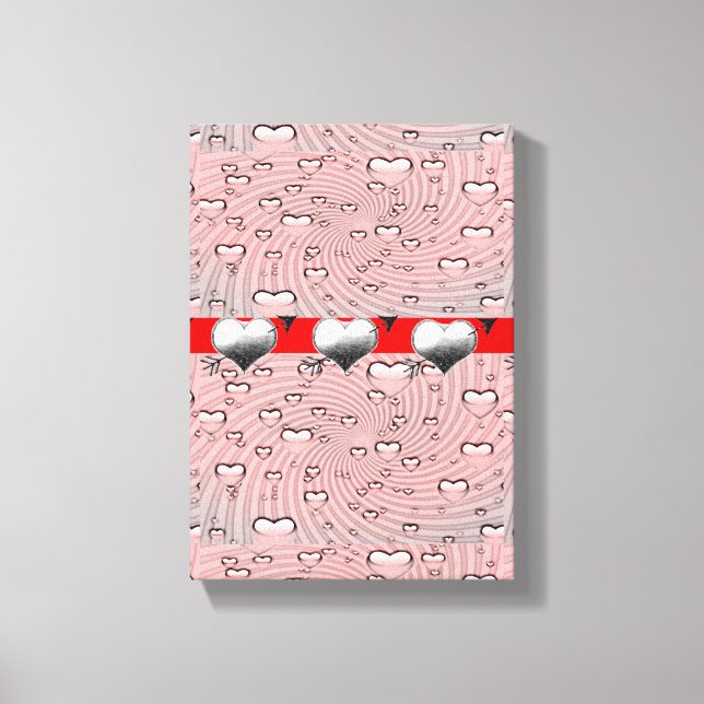 Gedruckter Canvas Valentinstag Leinwanddruck (Vorderseite)