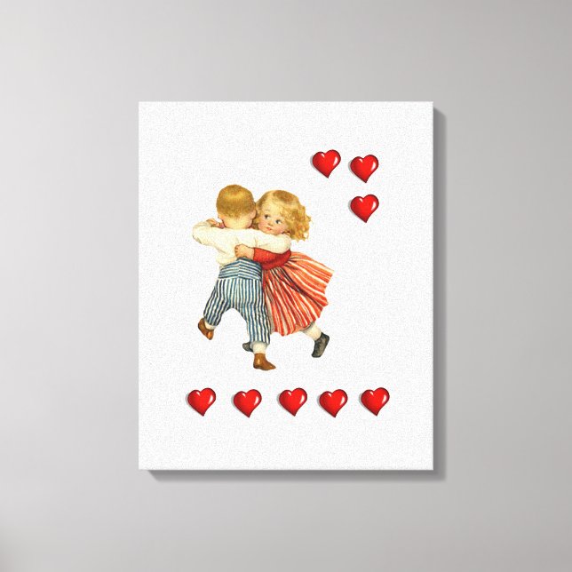 Gedruckter Canvas Valentinstag Leinwanddruck (Vorderseite)