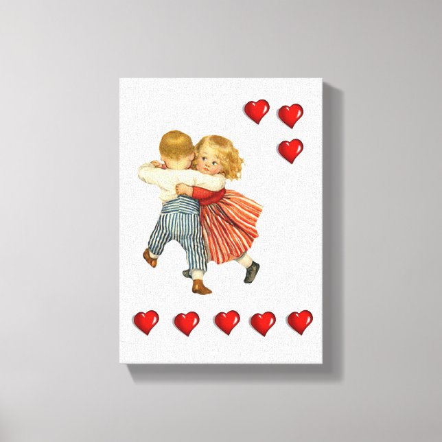 Gedruckter Canvas Valentinstag Leinwanddruck (Vorderseite)