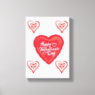 Gedruckter Canvas Valentinstag Leinwanddruck