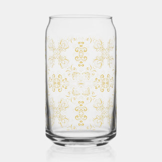 Gedrucktes Dosen Glas