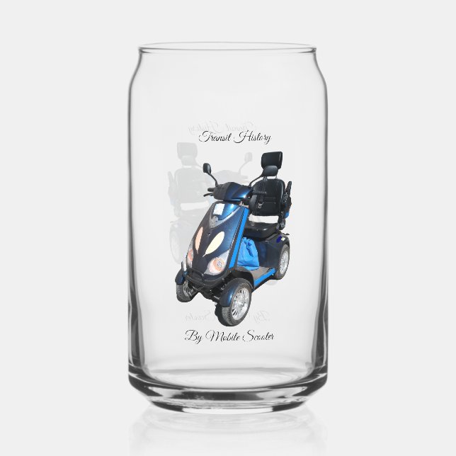 Gedrucktes Dosen Glas (Rückseite)