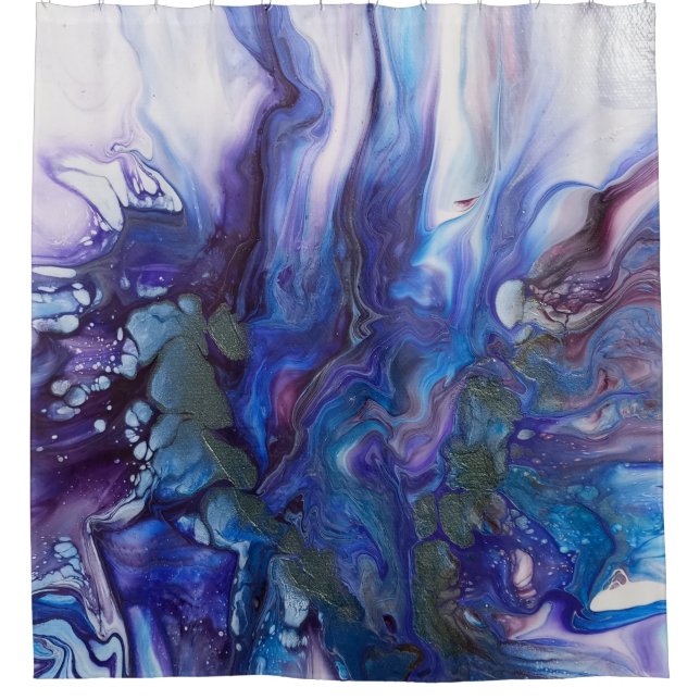 Geduld - Frucht des Geistes Christliche Prophetie Duschvorhang (Vorderseite)