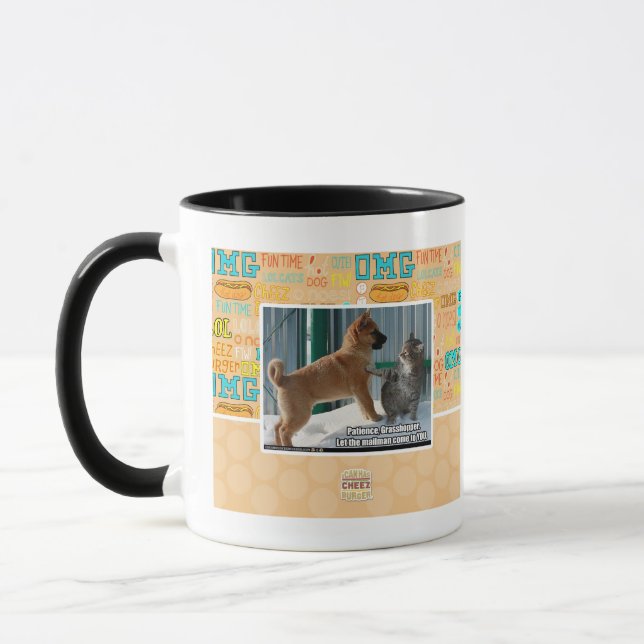 Geduld, Grasshopper. Tasse (Links)