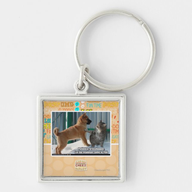 Geduld, Heuschrecke Schlüsselanhänger (Vorne)