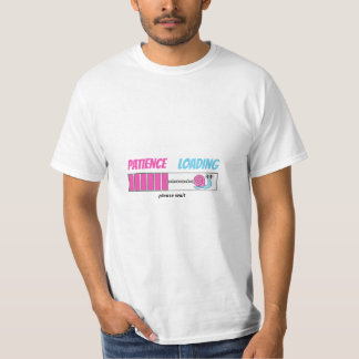 Geduld Loading Niedliche Schnecke Personalisiert G T-Shirt