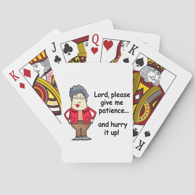 Geduld Spielkarten (Rückseite)