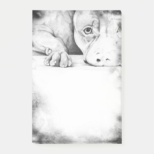 geduldig Gewartet Post-it Klebezettel (Vorderseite)