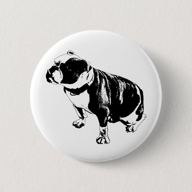 Geduldig und präsent button (Vorderseite)