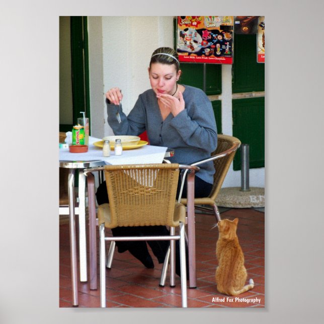 Geduldig Wartend Poster (Vorne)