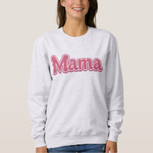 Geduldige MAMA Rosa Sweatshirt, Mom Leben Jumper,