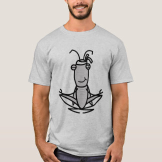 Gedulds-Heuschrecke graue T T-Shirt