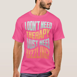 Geduldspiele Puzzle Teil Teile Lösen von Puzzles T-Shirt