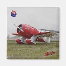 Gee Bee Super Sportster R-2 2 Zoll Square Magnet