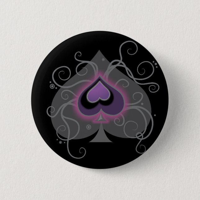 Geebots Asfarbspatenlogo-Stolzknopf Button (Vorderseite)