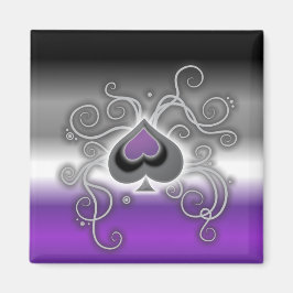 Geebot's Ass-Spade Logo-Vierkantstartmagnet Magnet