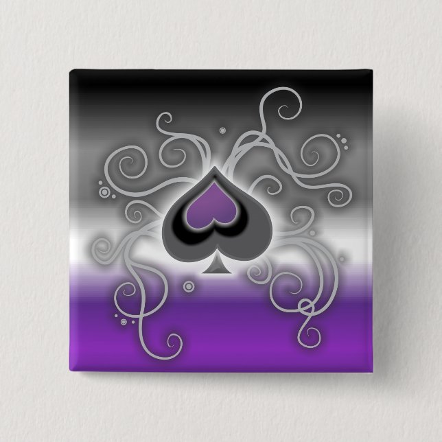 Geebots Asse färben Asspatenlogo-Stolzflagge Button (Vorderseite)