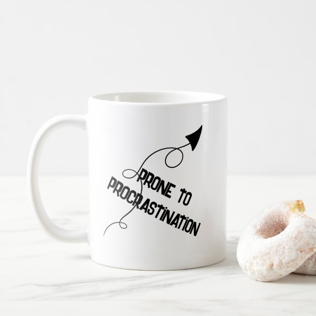 Geeignet für Aufschub Funny Mug Kaffeetasse (Mit Donut)