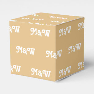 Geeignet für ein weißes Monogramm Kamelgeschenk Geschenkschachtel
