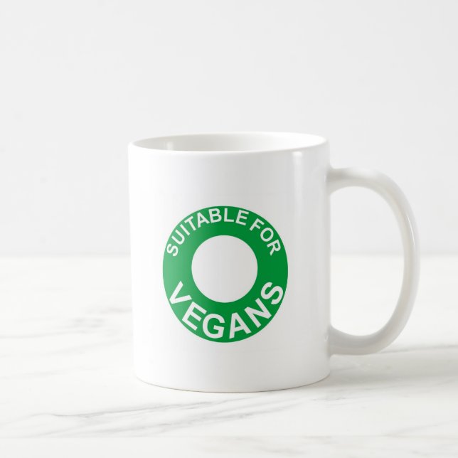 geeignet für Veganer Tasse (Rechts)