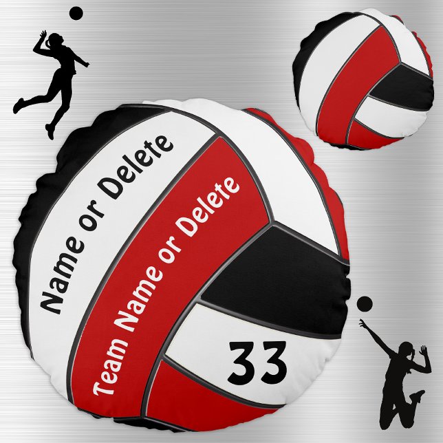 Geeignete Abendgeschenke für Volleyball-Spieler Rundes Kissen (Von Creator hochgeladen)
