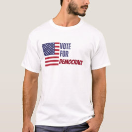Geeignete Abstimmung für Demokratie USA Wahl 2024 T-Shirt