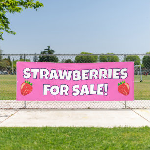 Geeignete Erdbeeren für den Verkauf Banner