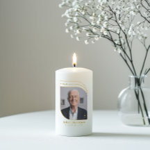 Geeignete Foto-Rahmen-Gedenkkerzen für Angehörige