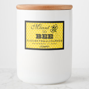 Geeignete Hochzeitgastbevorzugungsmarke Lebensmitteletikett