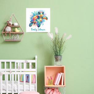 Geeignete Meeresschildkröte Poster