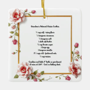 Geeignete Oatmessen-Geschenke für Oma-Kekse Keramikornament