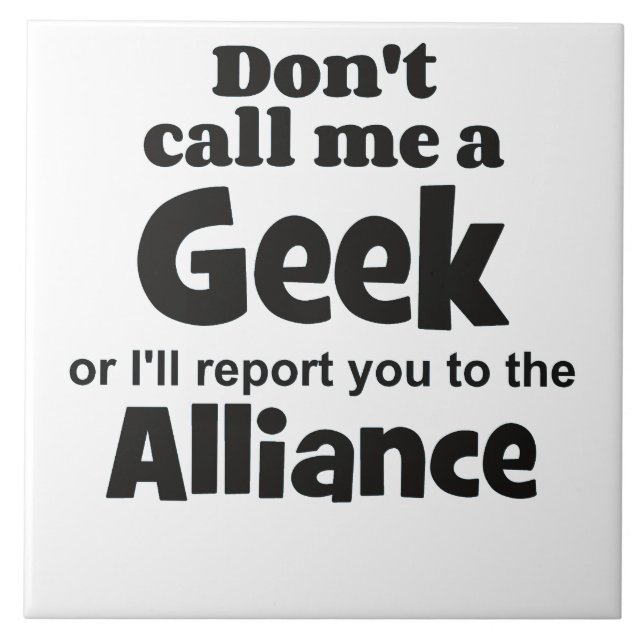 Geek Alliance bf Fliese (Vorderseite)