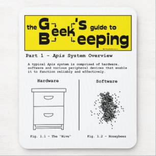 Geek Beekeeping (Systemübersicht) - Mousepad