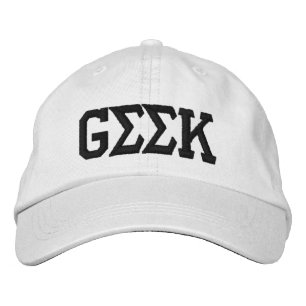 Geek Bestickte Kappe