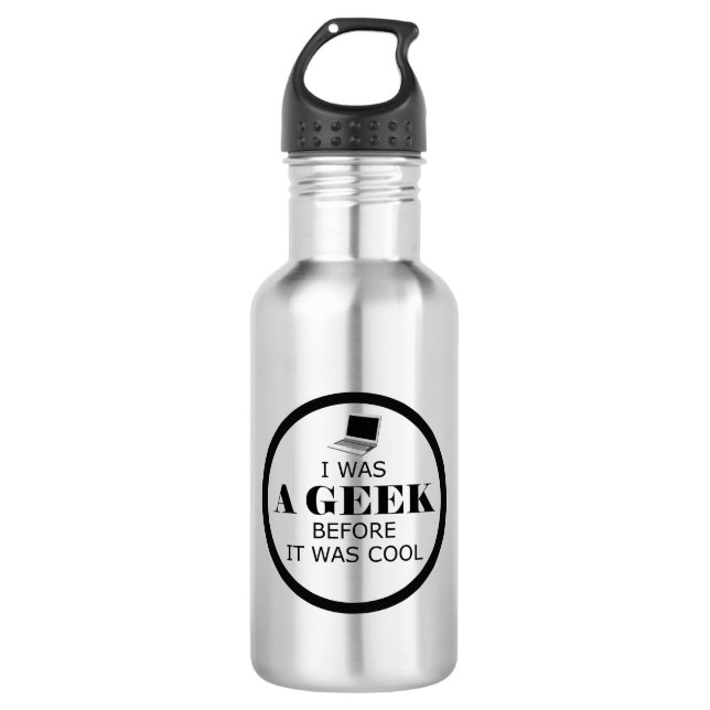Geek bevor es Cool war Liberty Flasche Trinkflasche (Vorderseite)