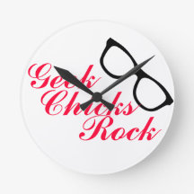 'Geek Chicks Rock' Uhr